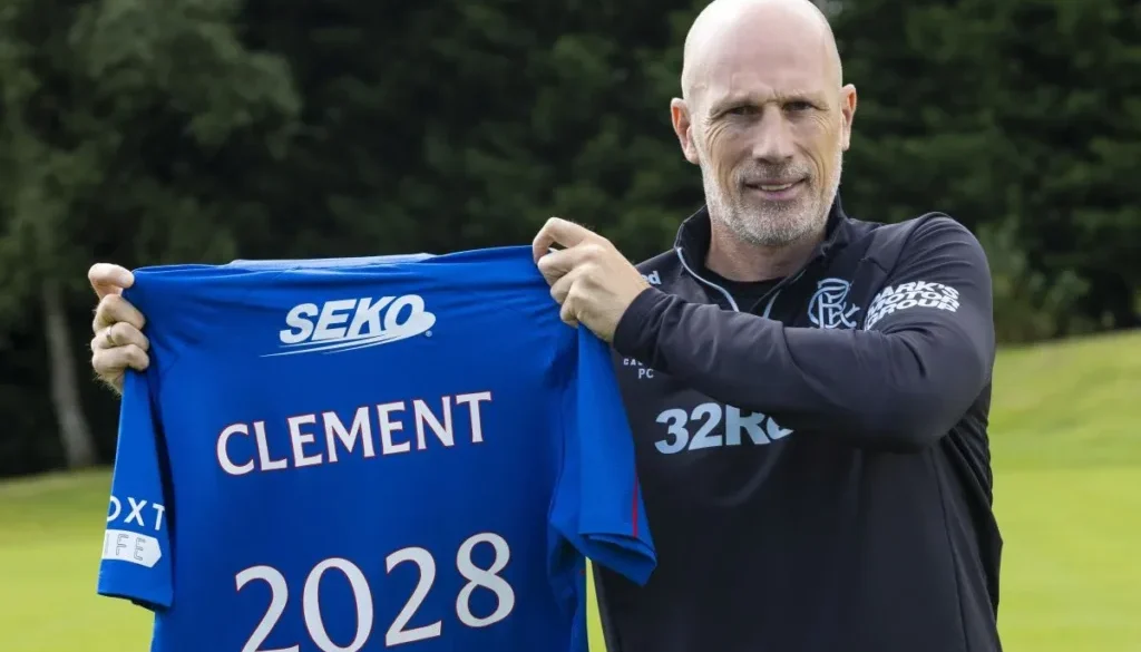 Rangers reward Clement with new contract
