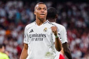 Kylian Mbappé scored his second brace in a Real Madrid shirt