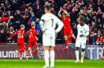 Hojlund's Ronaldo celebration