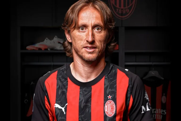 Luka Modric officially joined AC Milan on Tuesday