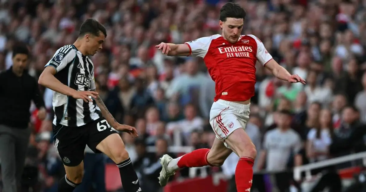 ന്യൂകാസിലിനെതിരായ ജയത്തിന് പിന്നാലെ അത്ലറ്റിക്കോ മാഡ്രിഡിനെതിരെ ശ്രദ്ധ കേന്ദ്രീകരിച്ച് ഡെക്ലാൻ റൈസ്