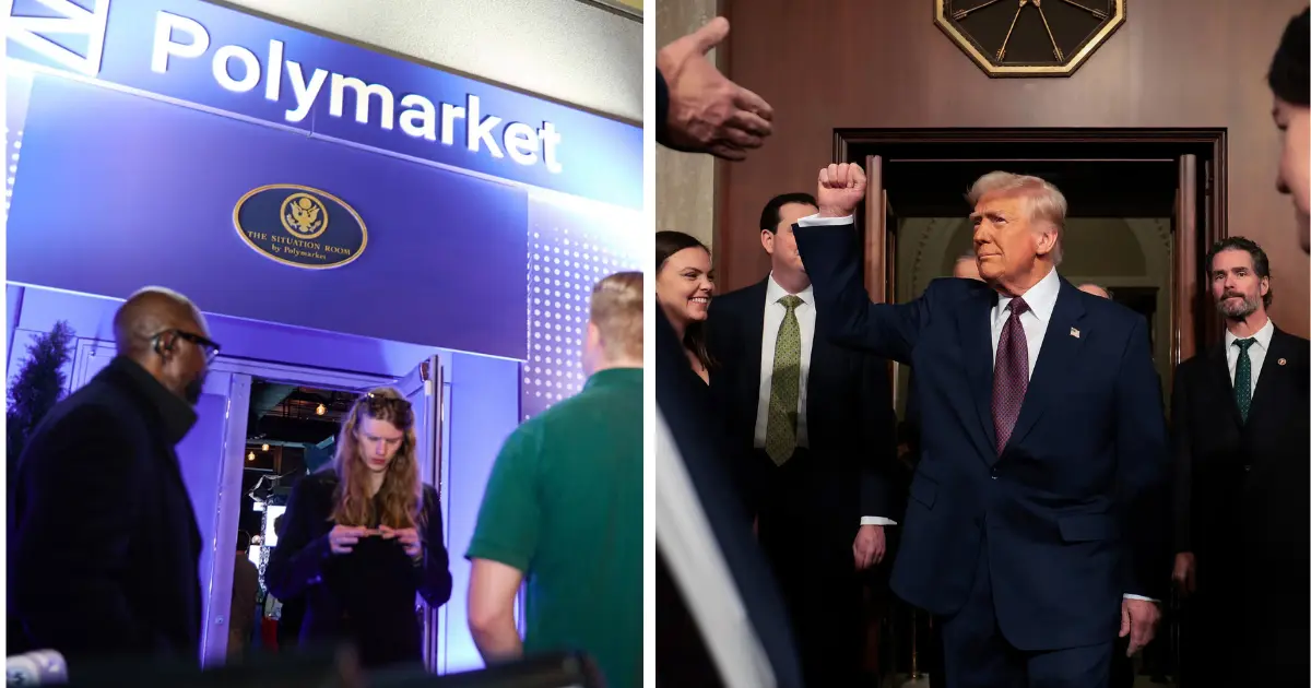 പോളിമാർക്കറ്റ് വാണിജ്യത്തിൽ 16 ശതമാനം ഇടിവ്: ട്രംപ് അനുകൂല വാതുവെപ്പുകൾ കൂടിയെങ്കിലും തിരിച്ചടി