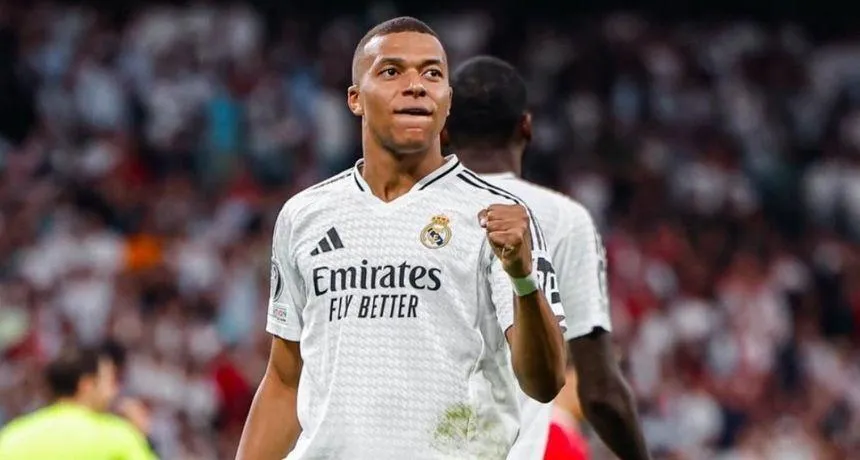Kylian Mbappé scored his second brace in a Real Madrid shirt