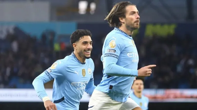 Manchester City Vs Leicester City Jack Grealish Akhiri Puasa Gol