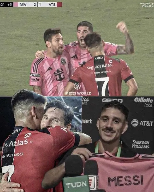 Messi Came To Apologize To Coccaro And Gave His Shirt To Coccaro Photo Platform X 