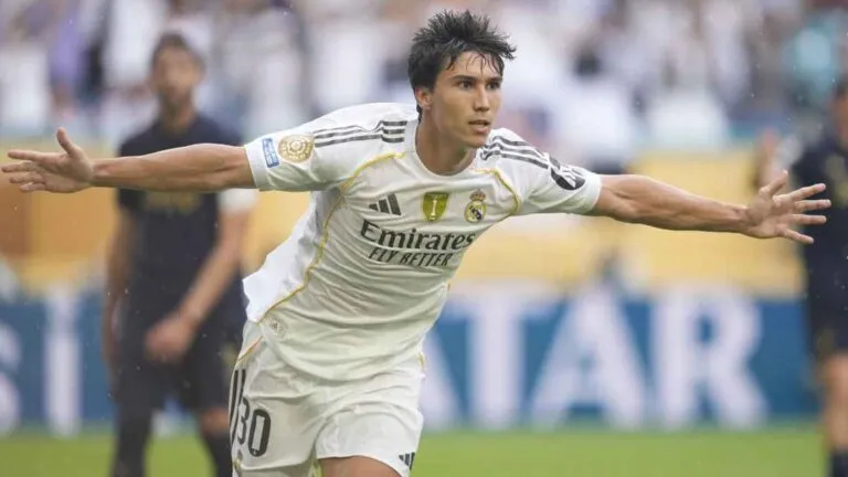 റയൽ മാഡ്രിഡിന് വേണ്ടി കളിക്കുന്ന ഗോൺസാലോ ഗാർഷ്യ.