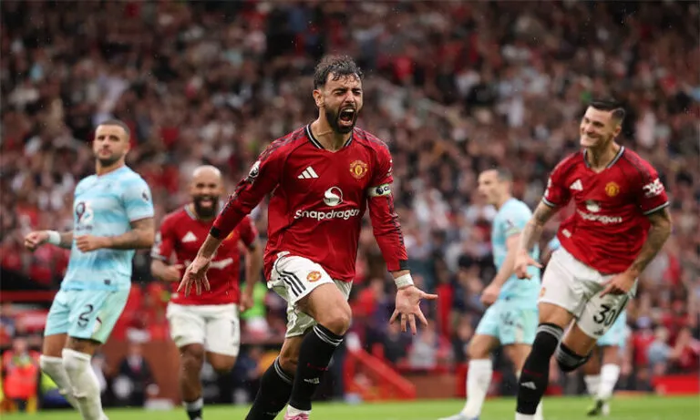 ബ്രൂണോ ഫെർണാണ്ടസിന്റെ പെനാൽറ്റി ഗോളിൽ മാഞ്ചസ്റ്റർ യുണൈറ്റഡിന് നാടകീയ ജയം