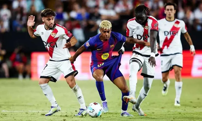 ബാഴ്സലോണക്ക് സമനില ഷോക്ക്; കോച്ച് ഫ്ലിക്ക് ഹാപ്പിയല്ല