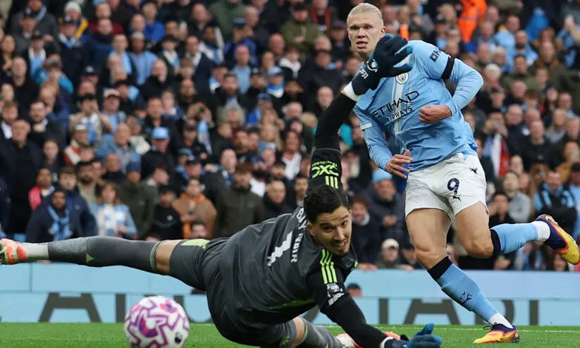 ഹാലൻഡിന് ഡബ്ൾ; മാഞ്ചസ്റ്റർ ഡർബിയിൽ യുനൈറ്റഡിനെ ചാരമാക്കി സിറ്റി, 3-0