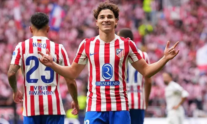 മഡ്രിഡ് നാട്ടങ്കം: ഏത് എംബാപ്പെ, എന്ത് വിനീഷ്യസ്..; റയൽ വലയിൽ ഗോളടിച്ചുകൂട്ടി അൽവാരസും അത്ലറ്റികോയും