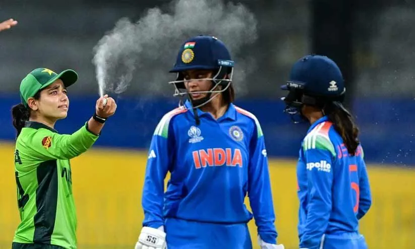 ഇന്ത്യ-പാക് മത്സരത്തിനിടെ പ്രാ​ണി​ശ​ല്യം; ക​ളി നി​ർ​ത്തി​വെ​ച്ചു