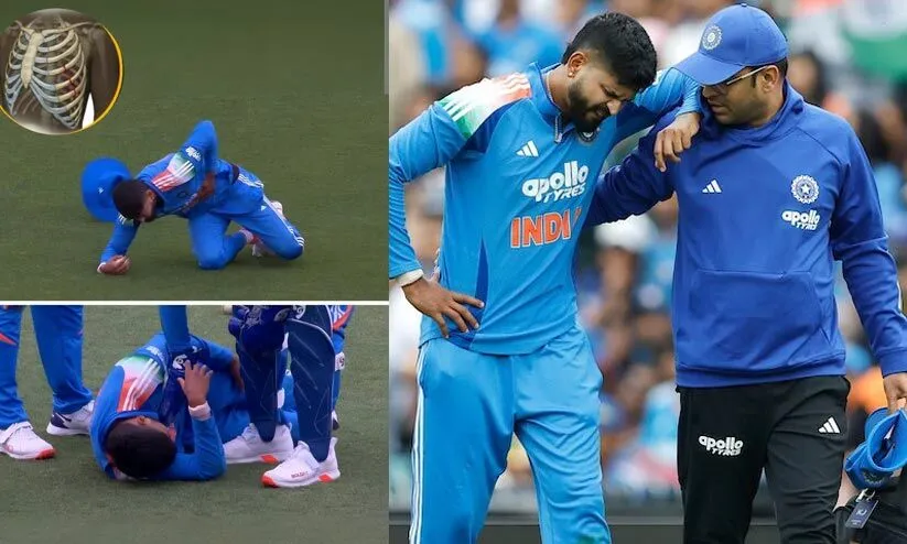 ശ്രേയസ് അയ്യരുടെ പരിക്ക് ഗുരുതരം; ആന്തരിക രക്തസ്രാവത്തെ തുടർന്ന് ഐ.സി.യുവിൽ