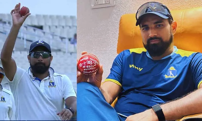 അഗാർക്കർ ഇത് കാണുന്നുണ്ടോ..? രണ്ട് കളിയിൽ 15 വിക്കറ്റ് വീഴ്ത്തി ഷമി;​ സെലകട്ർമാരുടെ വായടപ്പിച്ച് രഞ്ജിയിൽ വിക്കറ്റ് കൊയ്ത്ത്