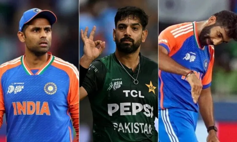 ഏഷ്യകപ്പ് വിവാദം: ഹാരിസ് റൗഫിന് സസ്പെൻഷൻ, സൂര്യകുമാറിന് പിഴ, ബുംറക്ക് ഡീമെരിറ്റ് പോയന്‍റ്