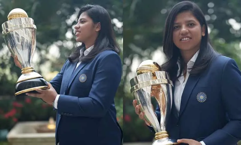 ഇനി ഇന്ത്യക്ക് ഡി.എസ്.പി വിക്കറ്റ് കീപ്പർ! റിച്ച ഘോഷിന് ബംഗ ഭൂഷൺ അവാർഡ്, ഫൈനലിലെ ഓരോ റണ്ണിനും ഒരുലക്ഷംവീതം