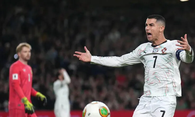 ക്രിസ്റ്റ്യാനോ റൊണാൾഡോക്ക് റെഡ് കാർഡ്; ലോകകപ്പിലെ ആദ്യ മത്സരം നഷ്ടമായേക്കും