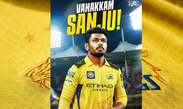 ​പ്രഖ്യാപനമായി, വണക്കം സഞ്ജൂ..; 18 കോടിക്ക് ചെ​ന്നൈയിൽ; വിലയിടിഞ്ഞ് ജദേജ രാജസ്ഥാനിലേക്ക്