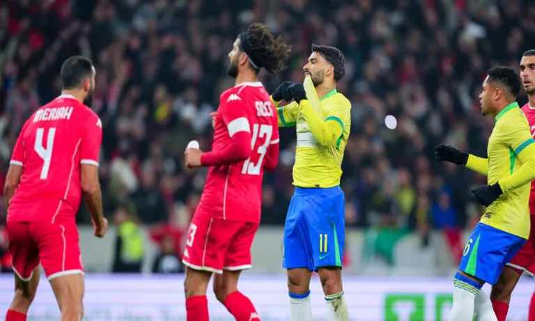 പെനാൽറ്റി 'ആകാശത്തേക്ക്', അവസരങ്ങൾ തുലച്ചു; തുനീഷ്യയോട് പോലും ജയിക്കാനാകാതെ ബ്രസീൽ