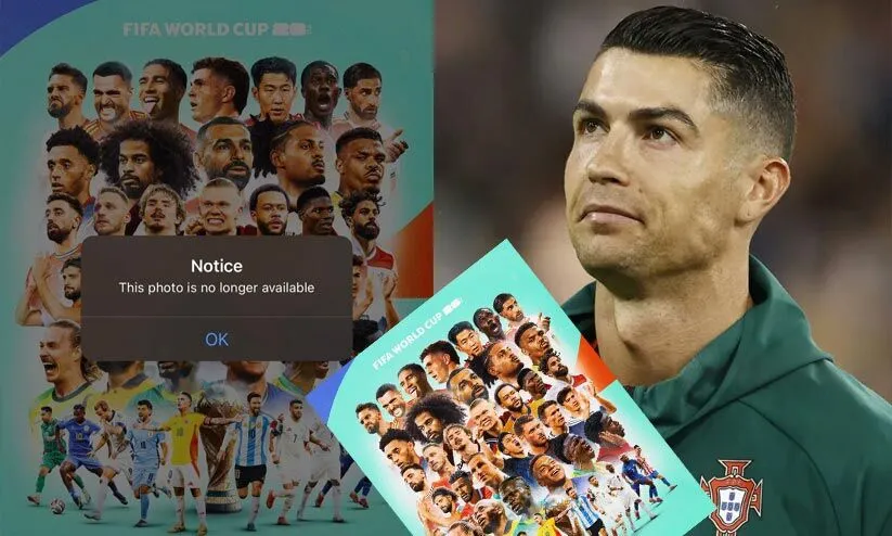 ക്രിസ്റ്റ്യാനോയെ ഫിഫ മറന്നു; ആരാധകരിളകിയപ്പോൾ പോസ്റ്റർ ഡിലീറ്റ് ചെയ്ത് രക്ഷപ്പെട്ടു