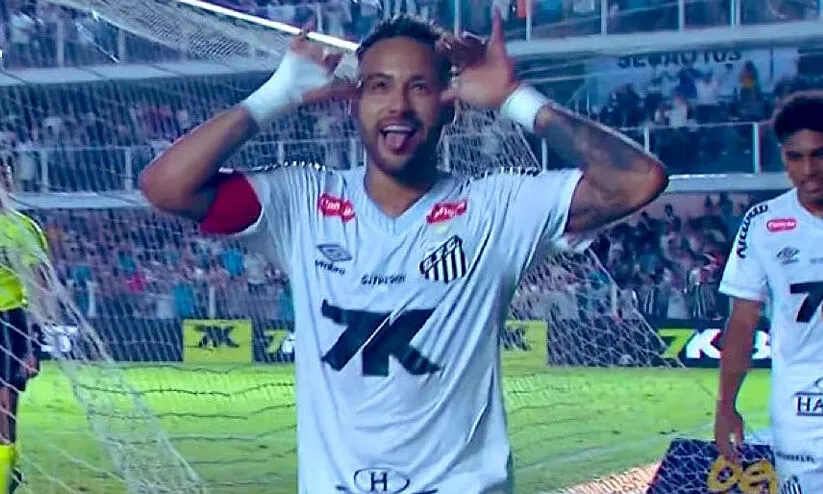 തരംതാഴ്ത്തൽ ഭീഷണിക്കിടെ പരിക്ക് അവഗണിച്ച് കളത്തിലിറങ്ങി നെയ്മർ, ഗോളടിച്ചും അടിപ്പിച്ചും സാന്‍റോസിന്‍റെ രക്ഷകനായി സുൽത്താൻ -വിഡിയോ