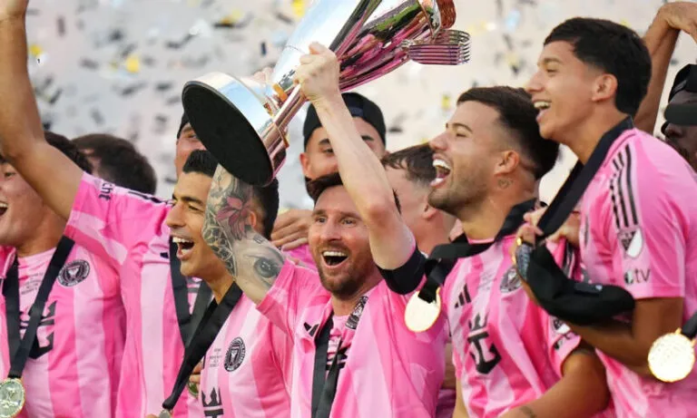 മെസ്സി -ട്രോഫി നമ്പർ 48; ഇന്‍റർ മയാമിക്ക് കന്നി എം.എൽ.എസ് കപ്പ് കിരീടം