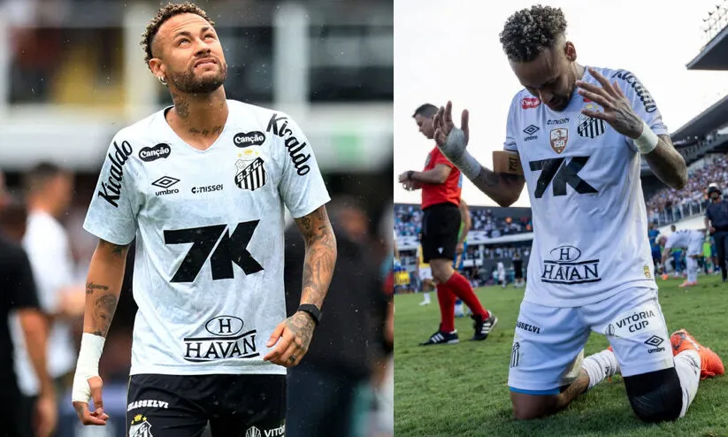 വേദന കടിച്ചമർത്തി നെയ്മർ നിറഞ്ഞാടി; തരംതാഴ്ത്തലിൽ നിന്ന് രക്ഷപ്പെട്ട് സാന്റോസ്, കാൽമുട്ട് ശസ്ത്രക്രിയക്കൊരുങ്ങി താരം