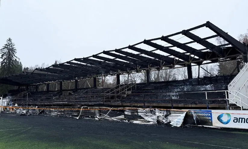 ക്ലബ് തോറ്റമ്പി; സ്റ്റേഡിയത്തിന് തീയിട്ട് ആരാധകർ