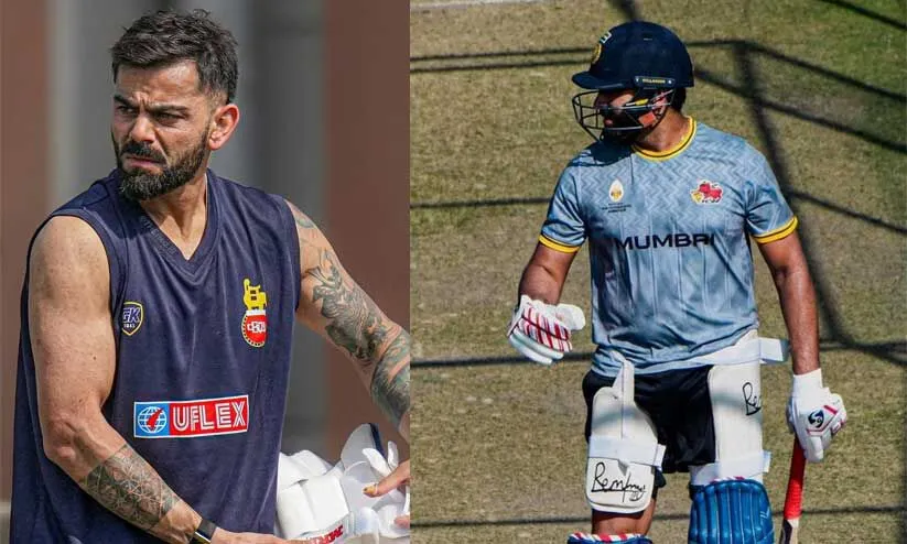 വിജയ് ഹസാരെ: കോഹ്‍ലിയും രോഹിതും കളത്തിലിറങ്ങി; സഞ്ജുവില്ലാതെ കേരളം ത്രിപുരക്കെതിരെ