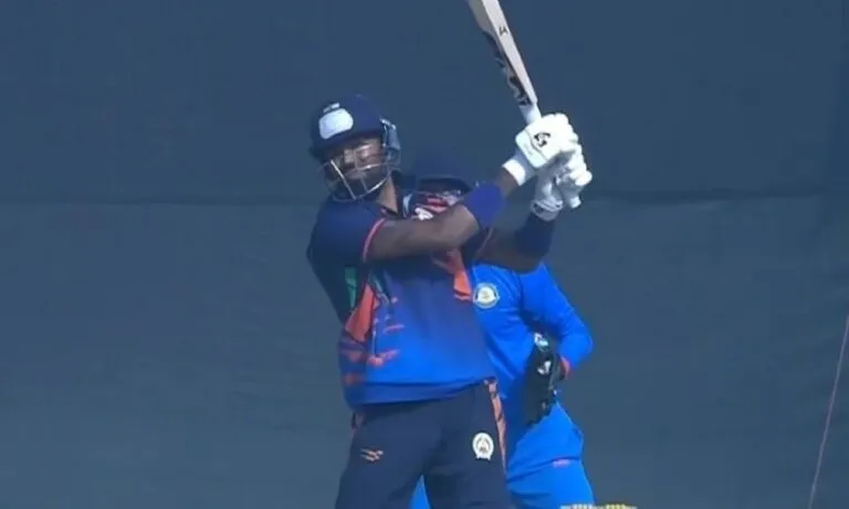 6,6,6,6,6,4; വിജയ് ഹസാരെയിൽ ഹാർദിക്കിന്‍റെ വൺമാൻ ഷോ, സെഞ്ച്വറി; എന്നിട്ടും കളി കൈവിട്ട് ബറോഡ