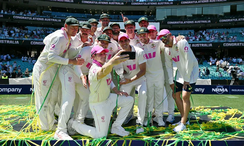 ഇംഗ്ലണ്ട് ചാരം; ആഷസിൽ കങ്കാരു സർവാധിപത്യം, അവസാന ടെസ്റ്റിൽ അഞ്ച് വിക്കറ്റ് ജയം