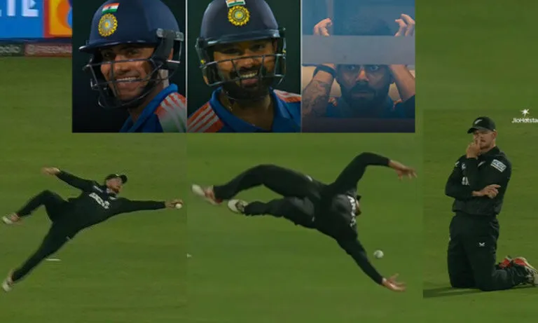 കോഹ്‍ലിയും തലയിൽ കൈ​വെച്ചു.. ഗ്രാവിറ്റി തിയറികളെയും വെല്ലുവിളിച്ച് ​െഗ്ലൻ ഫിലിപ്സിന്റെ ‘മിസ്സ്ഡ് ക്യാച്ച്’