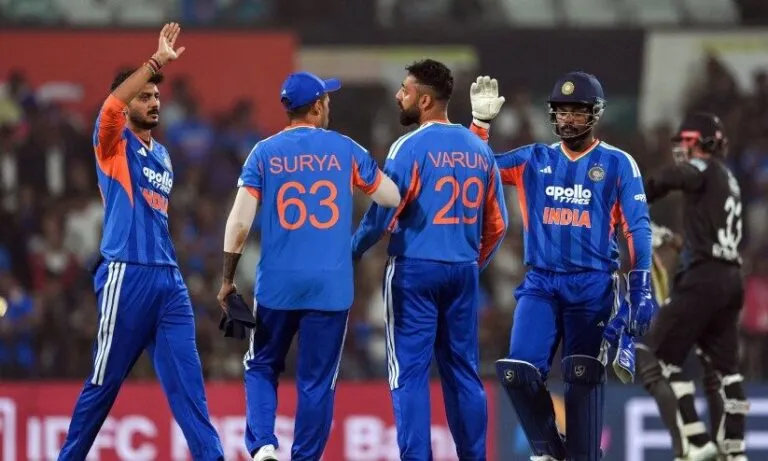 ഗ്ലെൻ ഫിലിപ്സിന്‍റെ ഫിഫ്റ്റി പാഴായി; റൺമല താണ്ടാനാകാതെ കിവീസ്, ഇന്ത്യക്ക് 48 റൺസ് വിജയം