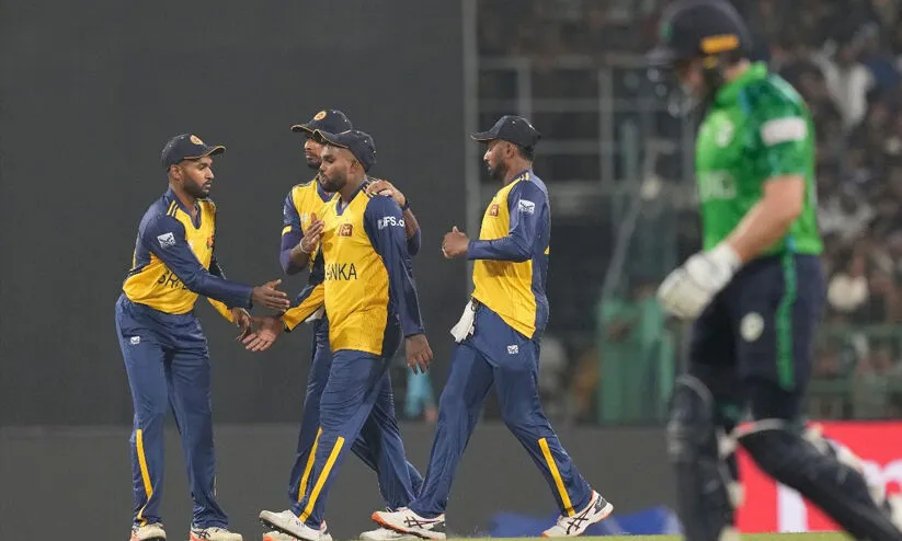 ട്വ​ന്റി20 ലോ​ക​ക​പ്പ്: അയർലൻഡിനെ 20 റൺസിന് തോൽപിച്ച് ശ്രീലങ്ക