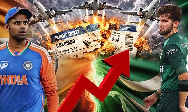 ഇന്ത്യ-പാക് മത്സരം: റോക്കറ്റ് പോലെ പറന്ന് വിമാന ടിക്കറ്റ് നിരക്ക്