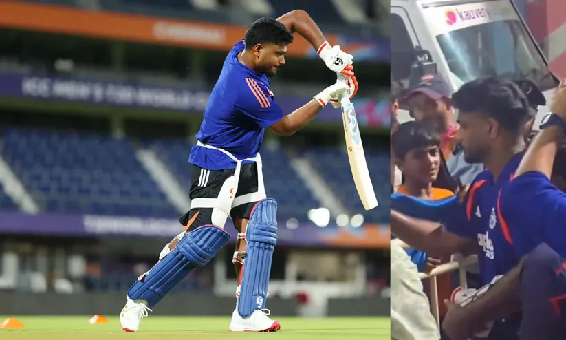 സഞ്ജുവിന്റെ ഓട്ടോഗ്രാഫിനായി തിരക്കുകൂട്ടി ആരാധകർ; ചെന്നൈയിൽ താരത്തെ കളിപ്പിക്കണമെന്ന് സുരേഷ് റെയ്ന