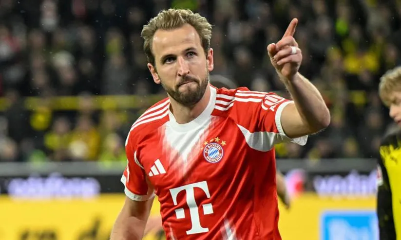 ബ്രെയ്‌സുമായി ഹാരി കെയ്‌ൻ; 'ഡെർ ക്ലാസിക്കറിൽ' ഡോർട്ട്മുണ്ടിനെ വീഴ്ത്തി ബയേൺ മ്യൂണിക്ക്