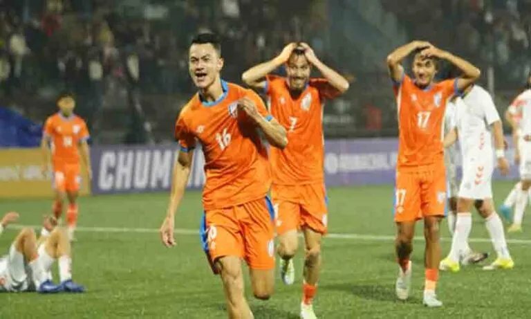 ഭൂട്ടാനെ ഗോൾമഴയിൽ നനച്ച് ഇന്ത്യ; അണ്ടർ 23 ത്രിരാഷ്ട്ര ഫുട്ബോളിൽ തകർപ്പൻ ജയം