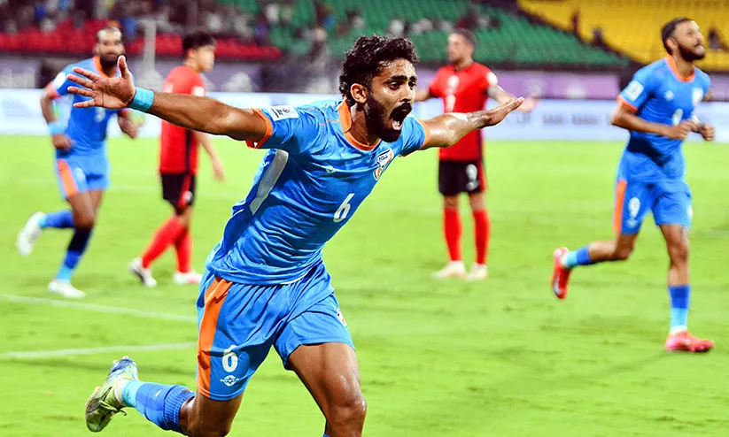 ഗോളടിച്ച് അരങ്ങേറ്റം മിന്നിച്ച് റയാൻ വില്യംസ്; ഹോങ്കോങ്ങിനെ 2-1ന് തോൽപിച്ച് ഇന്ത്യ; ഏഷ്യൻകപ്പ് യോഗ്യത റൗണ്ടിൽ ആശ്വാസ ജയം