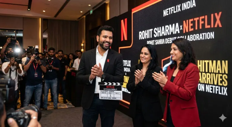 ക്രിക്കറ്റ് പിച്ചിൽനിന്ന് വെള്ളിത്തിരയിലേക്ക്? രോഹിത് ശർമയുടെ പോസ്റ്റ് വൈറൽ; നെറ്റ്ഫ്ലിക്സ് ചിത്രം വരുന്നു