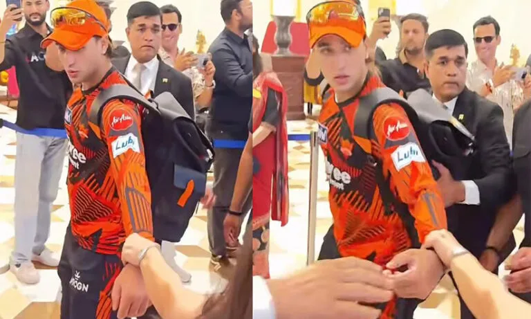 ‘അതെന്റെ തെറ്റ്, ഇത്രയും വലിയ വിവാദമാകുമെന്ന് കരുതിയിരുന്നില്ല’; അഭിഷേക് ശർമയുടെ കൈപിടിച്ചു വലിച്ച സംഭവത്തിൽ മാപ്പുപറഞ്ഞ് ആരാധിക