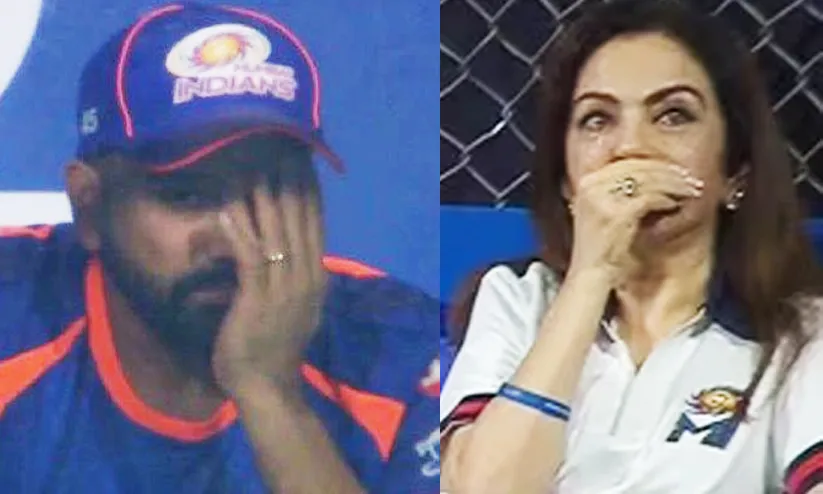 മുംബൈ ബൗളർമാരെ നിലംപരിശാക്കി ഹൈദരാബാദ്; അവിശ്വസനീയതയോടെ നോക്കുന്ന രോഹിത് ശർമയും ടീം ഉടമ നിത അംബാനിയും, ചിത്രം വൈറൽ!