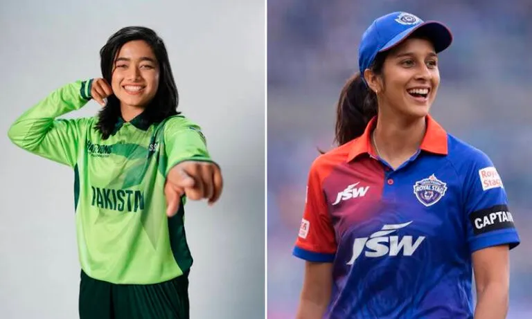 പാക് താരത്തെ ആലിംഗനം ചെയ്ത് ഇന്ത്യൻ താരം ജെമീമ റോഡ്രിഗസ്; ദൃശ്യങ്ങൾ വൈറൽ...