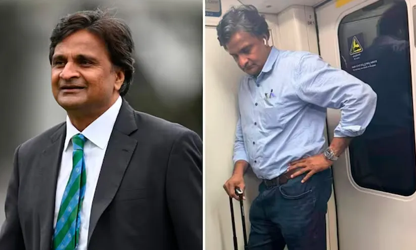 പ്രശസ്തിയുടെ കൊടുമുടിയിലും ലാളിത്യം; മെട്രോയിൽ യാത്ര ചെയ്യുന്ന ജവഗൽ ശ്രീനാഥിന്റെ ചിത്രം വൈറൽ