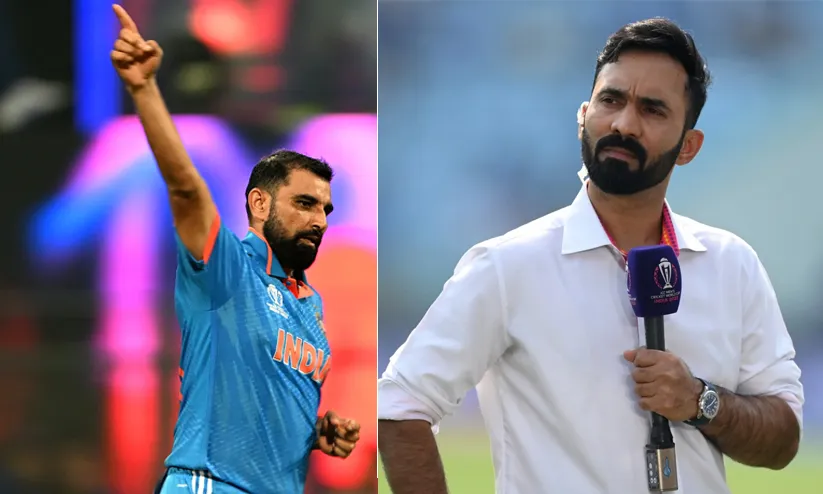 'ഇനി മുഹമ്മദ് ഷമിയിലേക്ക് തിരിഞ്ഞുനോക്കേണ്ടതില്ല, ഇന്ത്യക്ക് മറ്റ് പേസർമാരുണ്ട്'; ദിനേശ് കാർത്തിക്