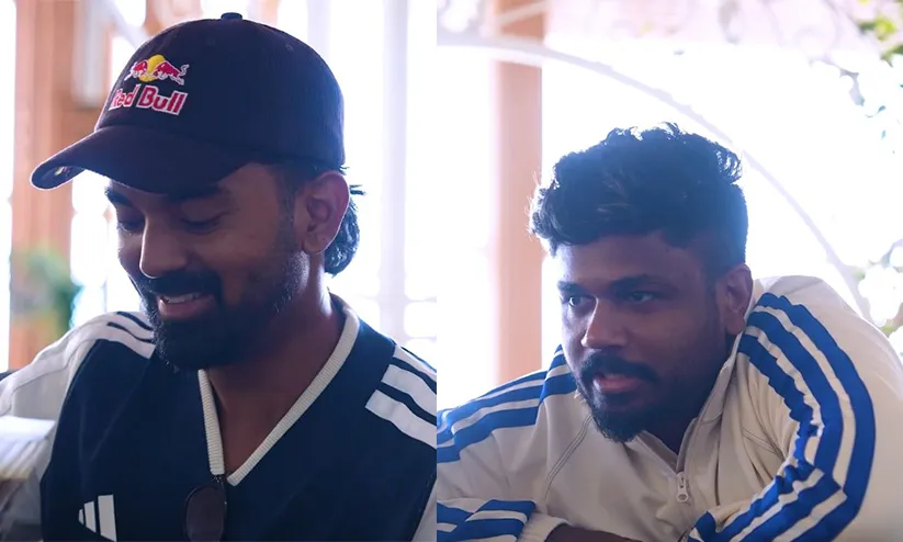'ചായ എവിടെ?' സഞ്ജുവിന്റെ ചോദ്യം; 'ഒരു ചായ ചേട്ടാ' എന്ന് രാഹുൽ, വീഡിയോ പങ്കുവെച്ച് ബിസിസിഐ